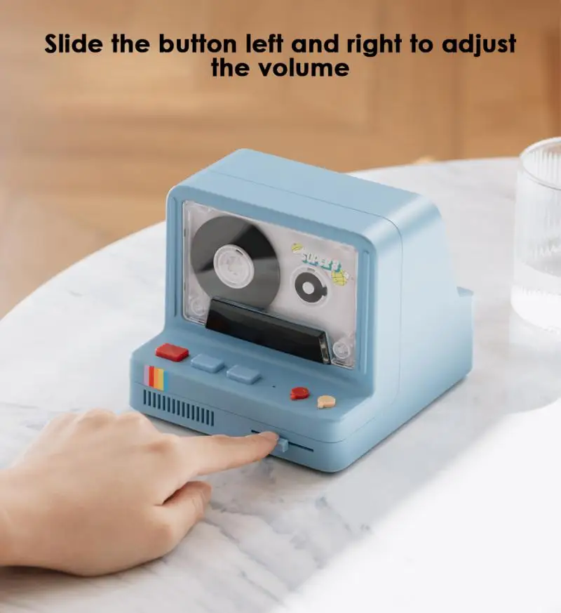 

Multi-function Aroma Diffuser Aromatherapy Night Light Small Audio Atmosphere Lights Retro Bluetooth Speaker Loudspeaker 1200mah