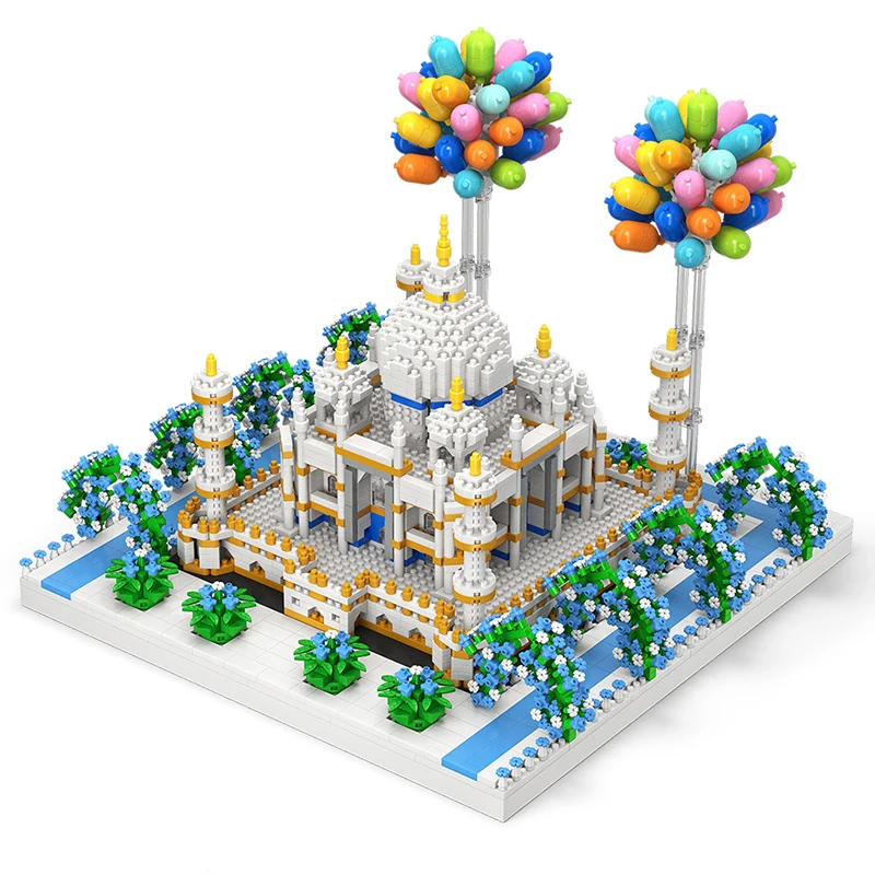 

Taj Mahal Micro Size blocks toy Building Model City Building Bricks Birthday Gifts Mini Toys for Kids Children Educational Gift