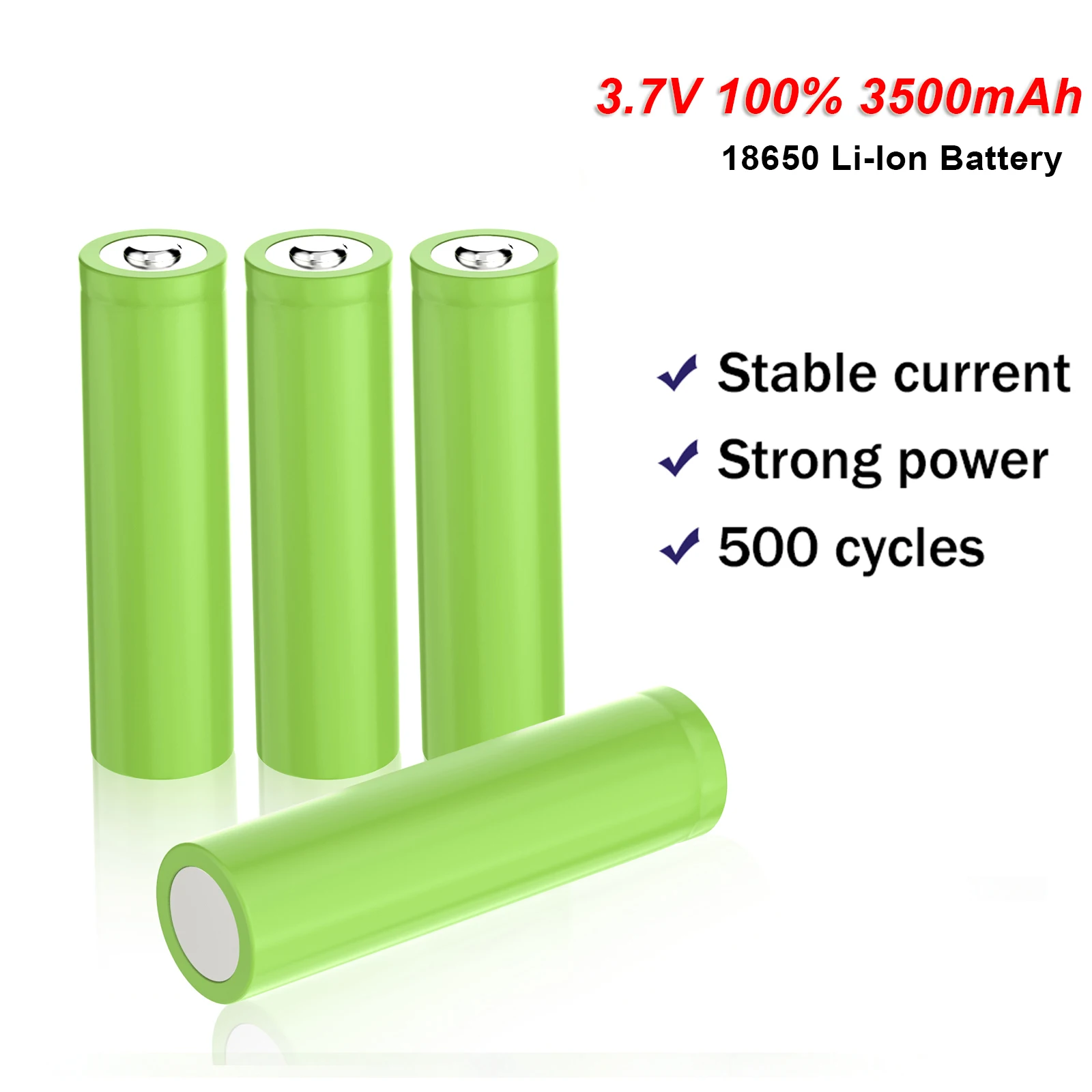

18650 3500mAh 3.7V lithium battery Rechargeable Batteries High Capacity for Remote Control Mouse Flashlight Replace Batteries