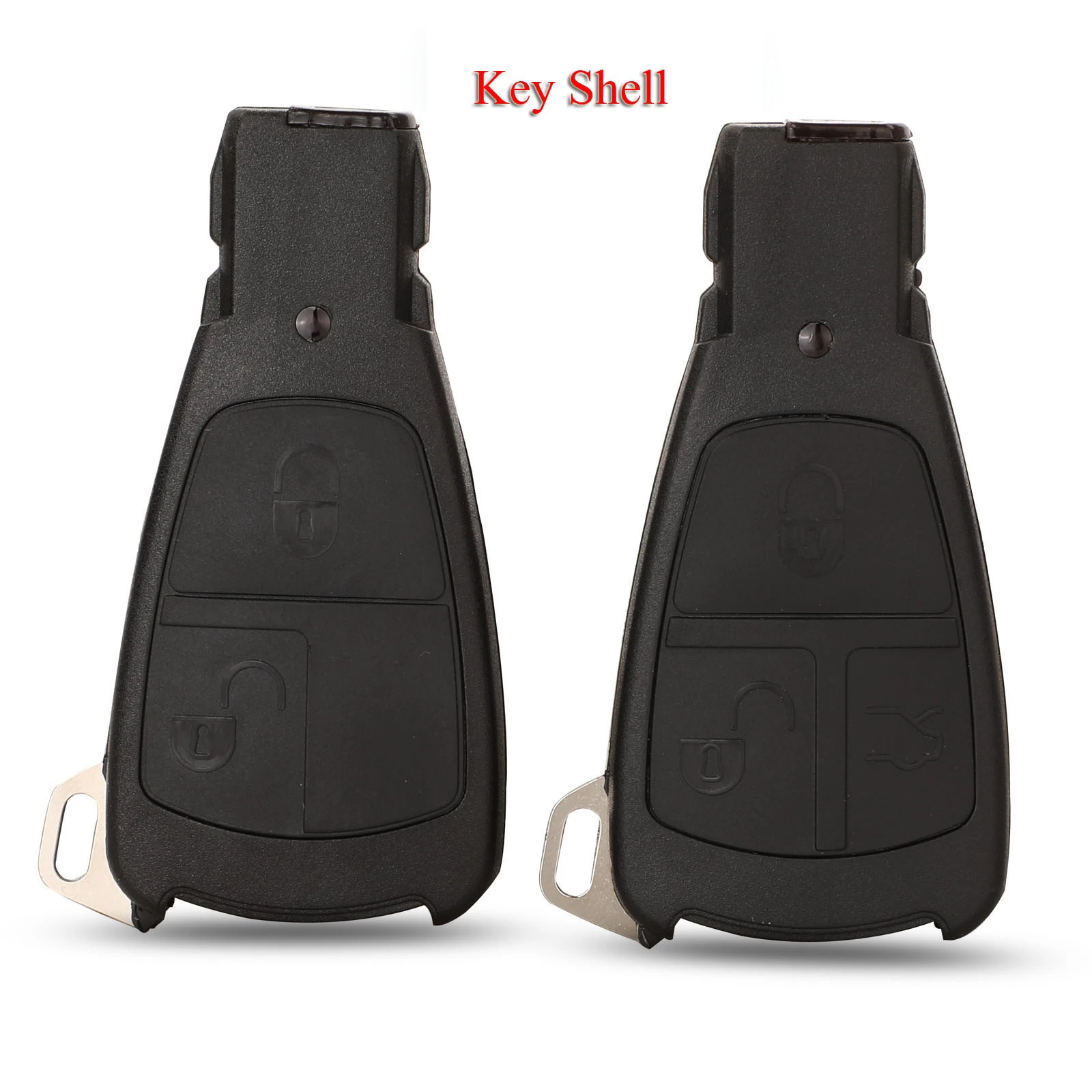 

2/3 Buttons Remote Car Key Shell Cover Case With Old Style For Mercedes-Benz C180 1998-2004 W202 insert Blade