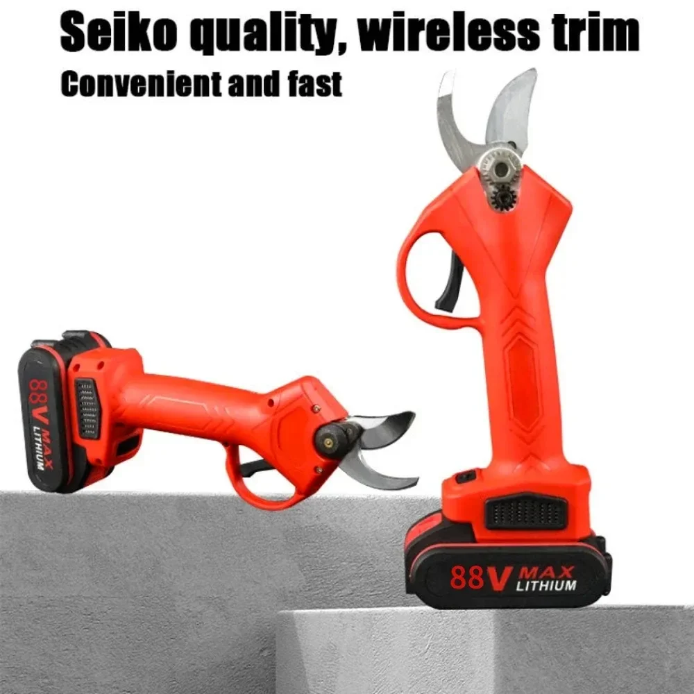 Беспроводной Электрический секатор для фруктовых деревьев 88 в/48 в