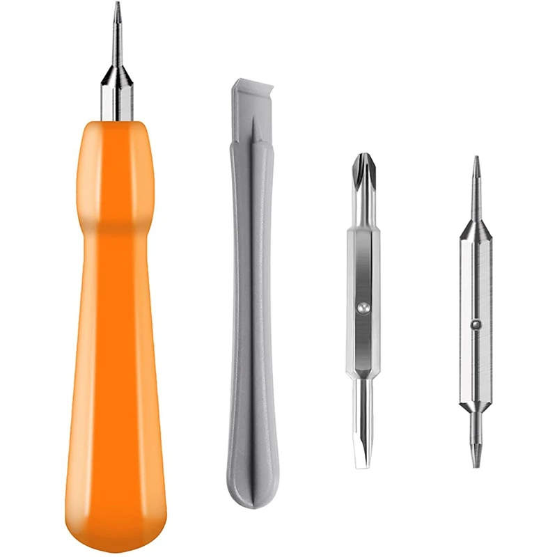 

1Set Ring Screwdriver Replacement, Industrial Alloy Steel Double-Head Doorbell Screwdriver Tool For Battery Replacement