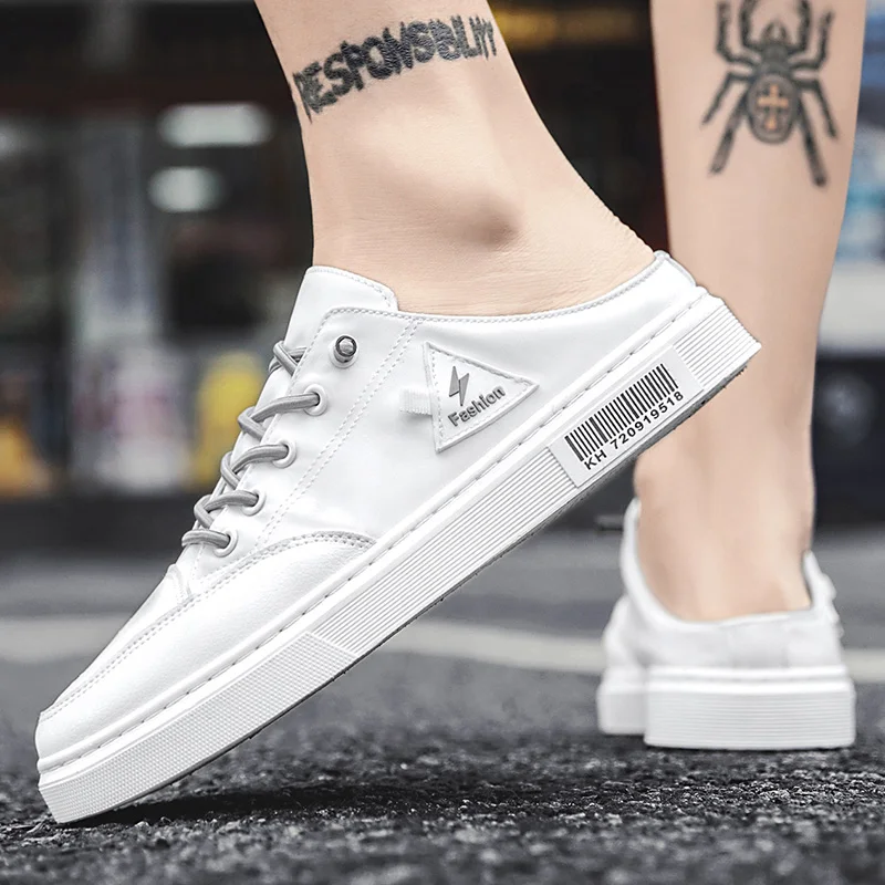 

Модные сандалии для тренировок на платформе, размеры 6,5, мужские шлепанцы, кожаные роскошные дизайнерские тренировочные мужские шлепанцы, д...