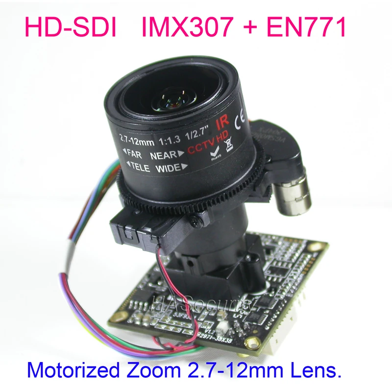 SDI HD-SDI 1080P @ 30FPS 1/2.8 "датчик STARVIS IMX307 CMOS + модуль платы камеры EyeNix EN771 моторизованный