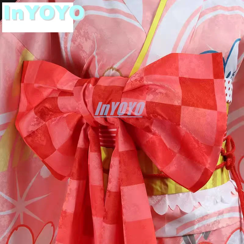 InYOYO Kaname Madoka Косплей Костюм Puella Magi Magica Кимоно Халат Прекрасная Униформа Хэллоуин