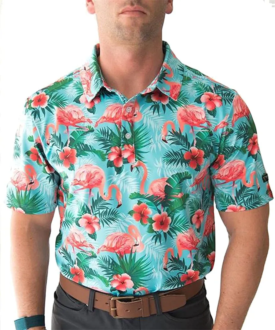 Men's outdoor sports shirt golf shirt T-shirt summer Polo fast drying breathable clothing casual sports F1 jersey Leisure