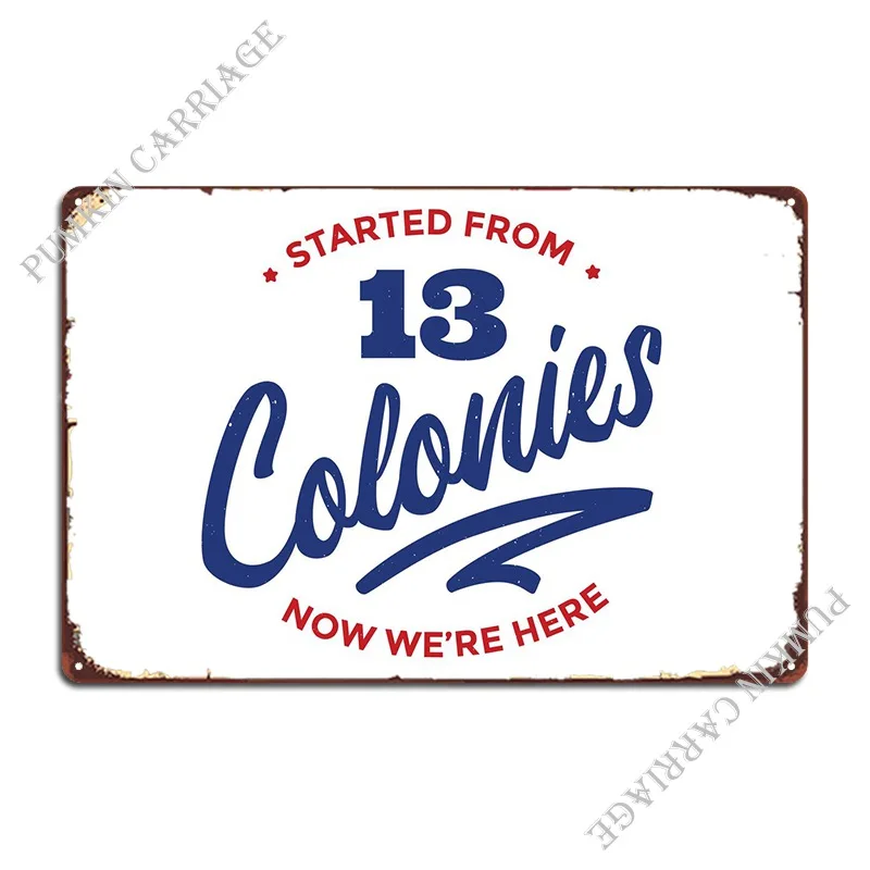 

4 июля текстовый дизайн металлический знак Настенный декор гараж фотоплакат