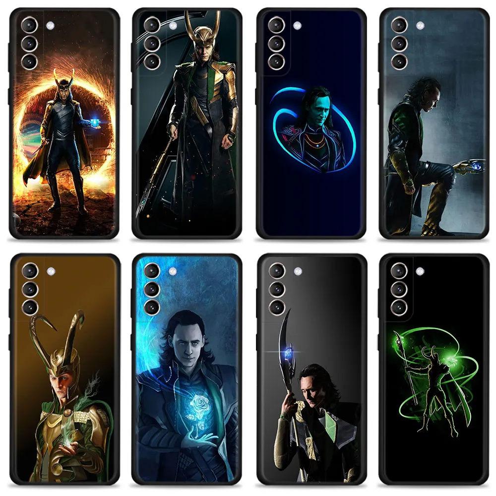 

For Samsung S7 S22 Ultra 5G S21 Plus S20 FE 2022 S10 S8 S10e S9 Marvel Hero Loki Matte Phone Coque