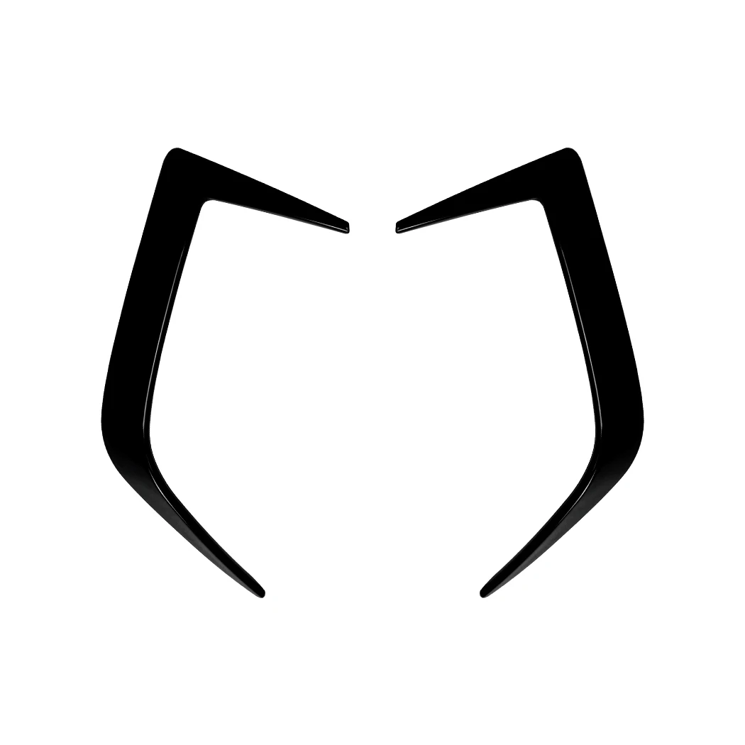 

Глянцевый черный карбоновый вид для BMW 2 серии G42 M Sport 2022 + автомобильный задний бампер, сплиттер для губ, спойлер, защита бампера, авто