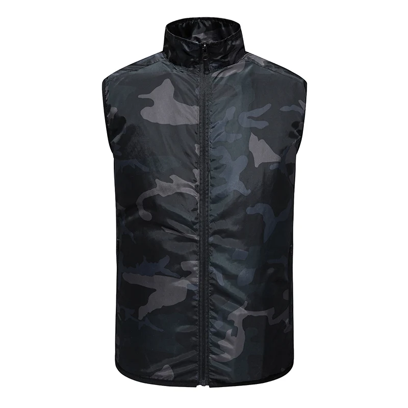 

New Fashion Summer Camouflage Fan Vest Intelligent Tooling Men'S Air Conditioning Vest Charging Vest Cooling And Sunscreen Coat