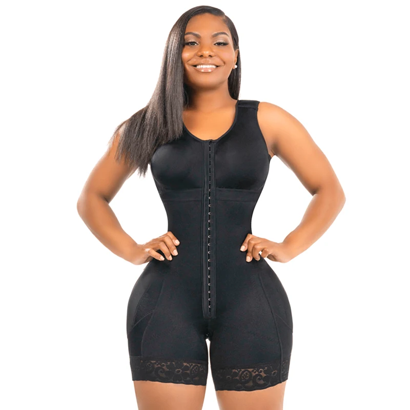 Compression Double Full Body Stage 2 Faja With Bra Postpartum Girdle BBL Postoperative Bodysuit Compressed Steel Shapewear Fajas