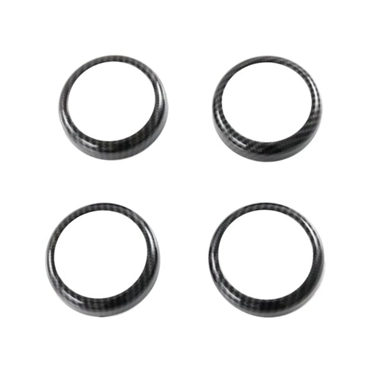 

Автомобильные четырехдверные твитеры из углеродного волокна, наклейки для наружного украшения, 4 шт. для BYD Atto 3 2021-2023