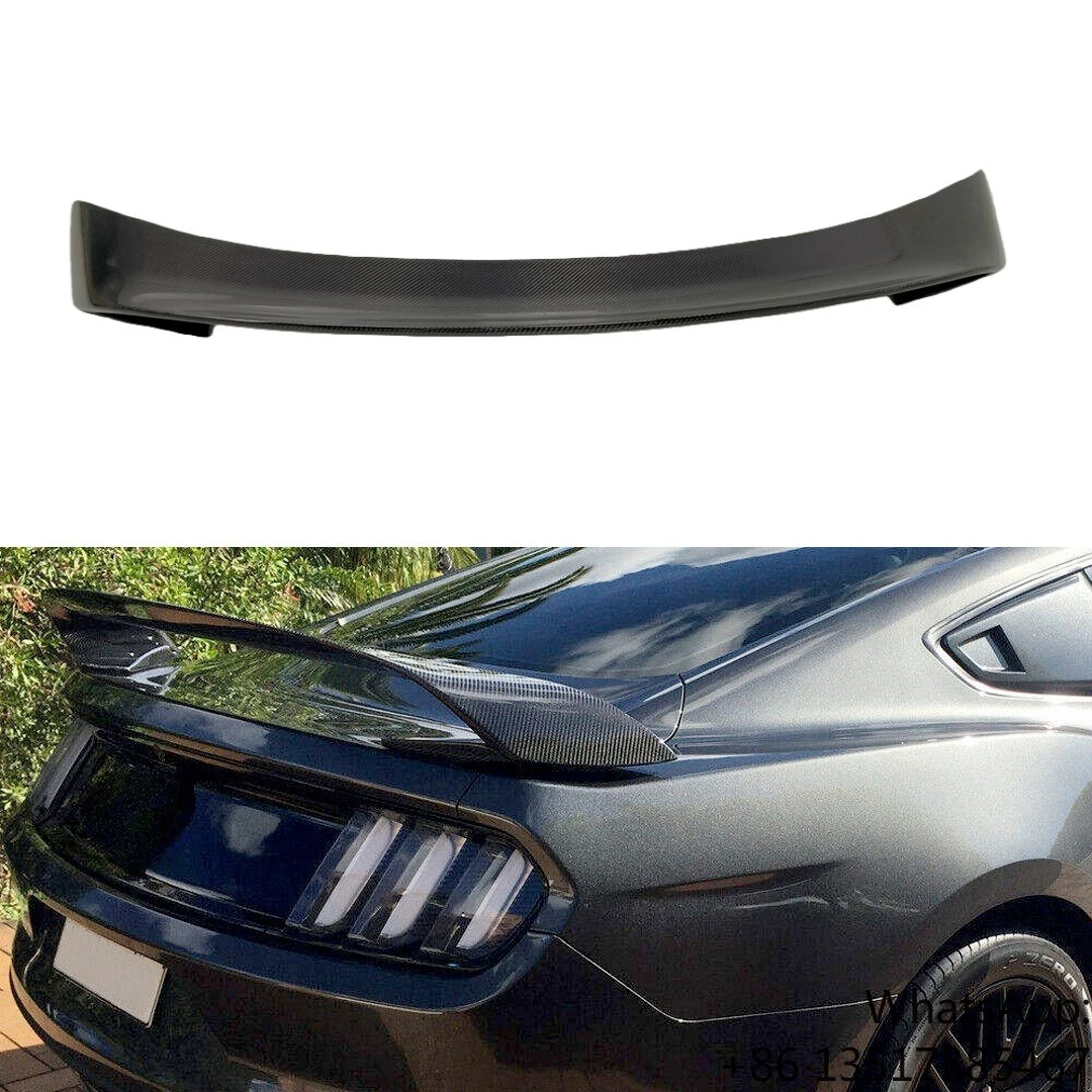 Фото Карбоновый спойлер Mustang GT350 для Ford Mustang GT350, задний спойлер 2018-2022 гг. №1