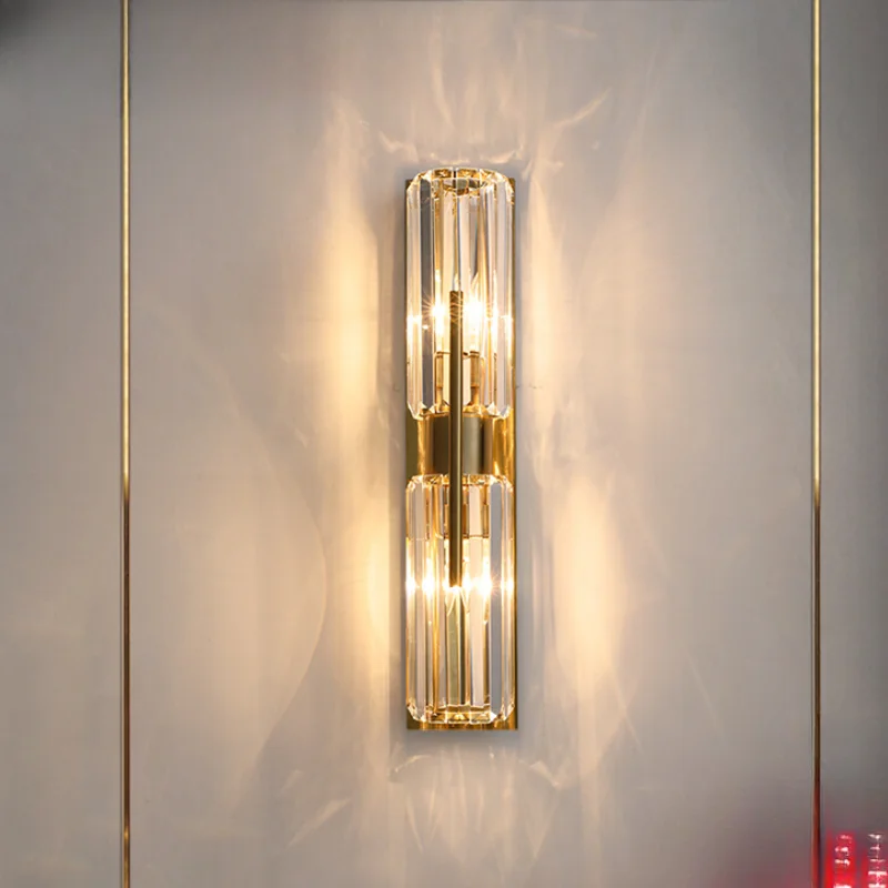 Роскошный хрустальный настенный светильник в стиле постмодерн европейском для