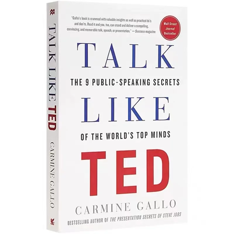 

Talk Like Ted By Carmine The 9 Public Speaking Secrets Self Improvement Speech Eloquence English Book