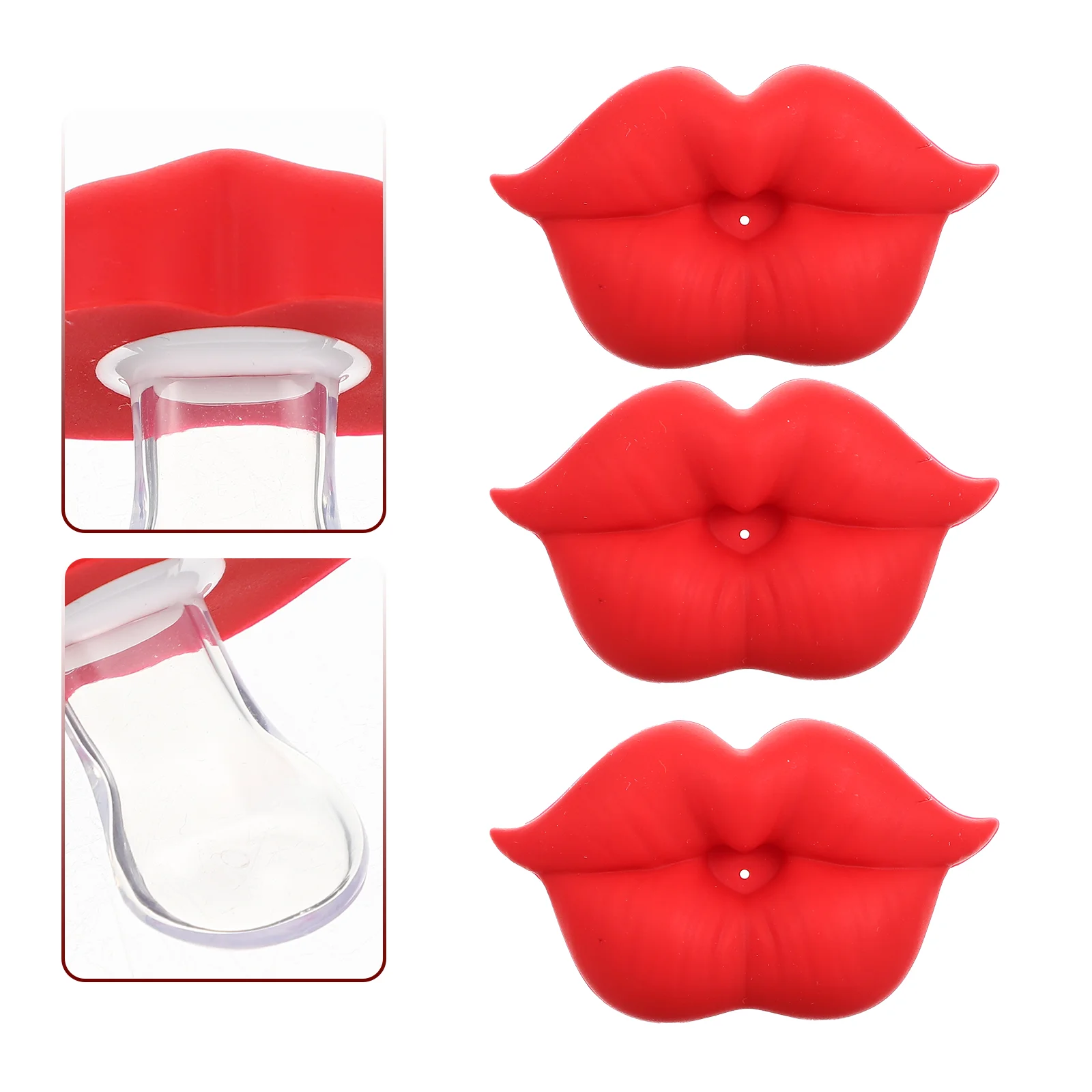 

3Pcs Baby Pacifier Lip Pacifier Funny Baby Pacifier Infant Comforting Supply Baby
