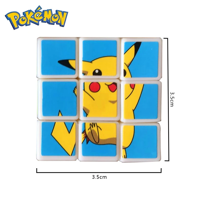 Мини-брелок Кубик Рубика Покемон Пикачу портативная подвеска детский подарок
