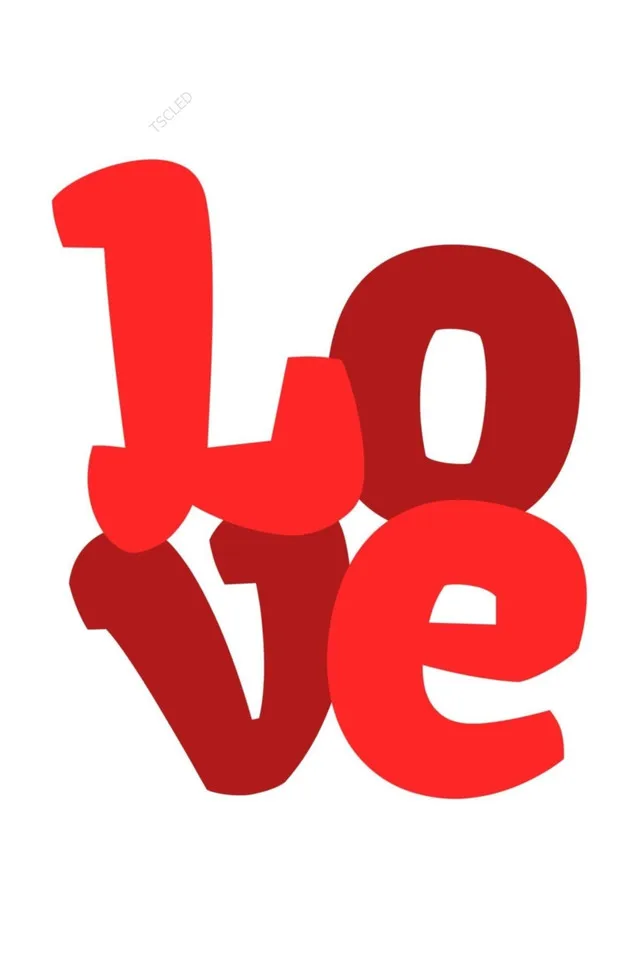 

I Love Sticker Adhesive 16CM