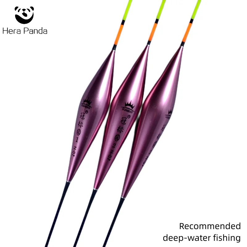 

GB N-07 PMI Material Colorful Gold Herabuna Taiwan Fishing Float Anti Wind Wave Deep Water + Moving + Bottom Fishing Float