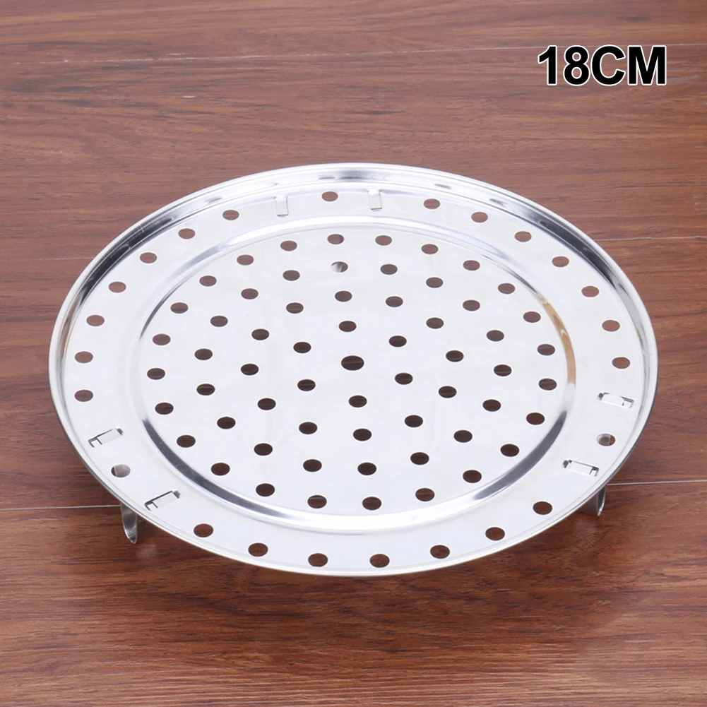 

Stainless Steel Steamer Shelf Multi Steamer Rack Steam Plate Cooking Steaming Tray Stand Kitchen Accessories 18/20/22/24/26/30cm