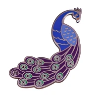 the order of the phoenix peacock beautiful enamel pin wrap clothing lapel brooch exquisite badge fashion jewelry friend gifts