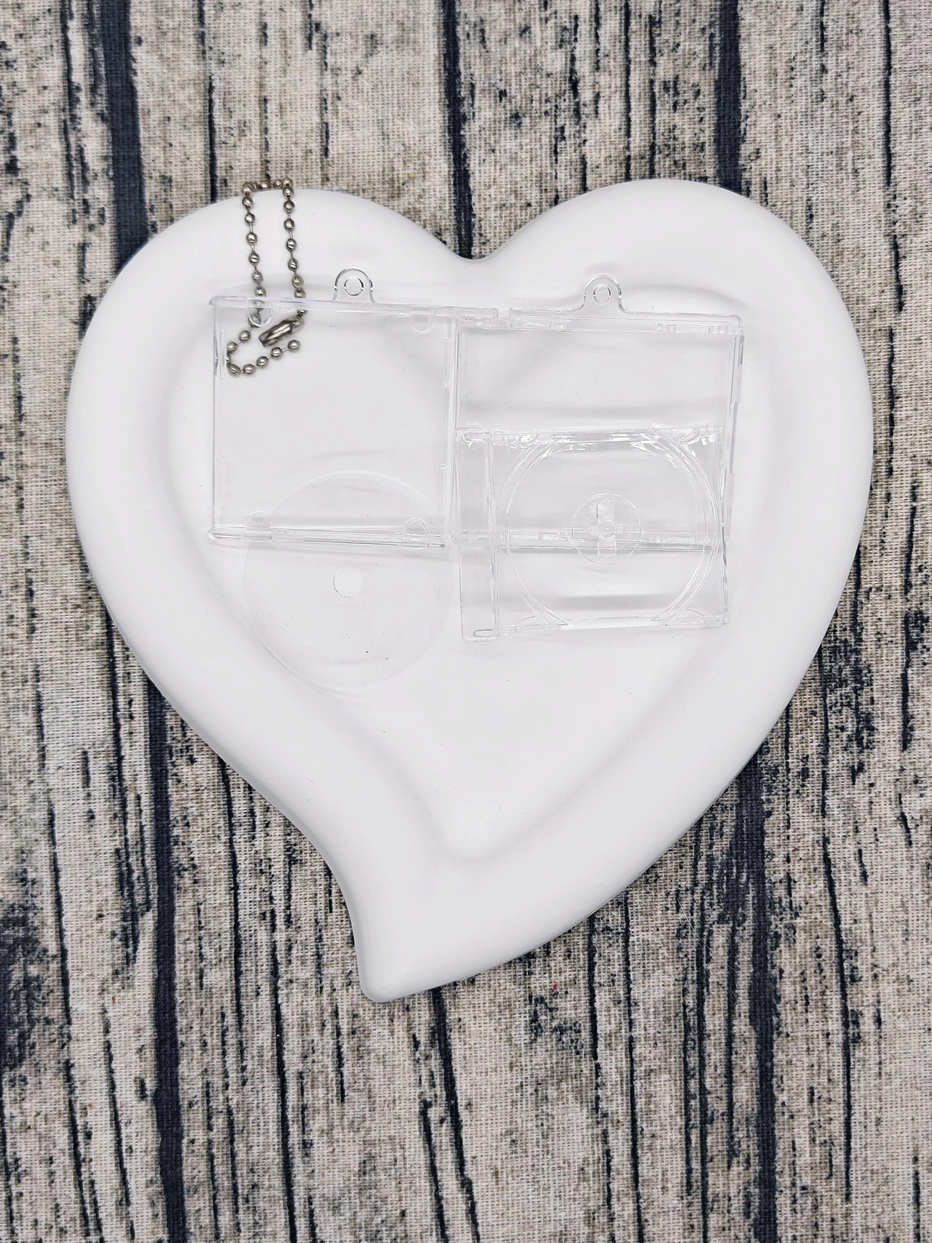 1 шт. пустой мини-футляр для компакт-дисков брелок ключей сделай сам с NFC умный