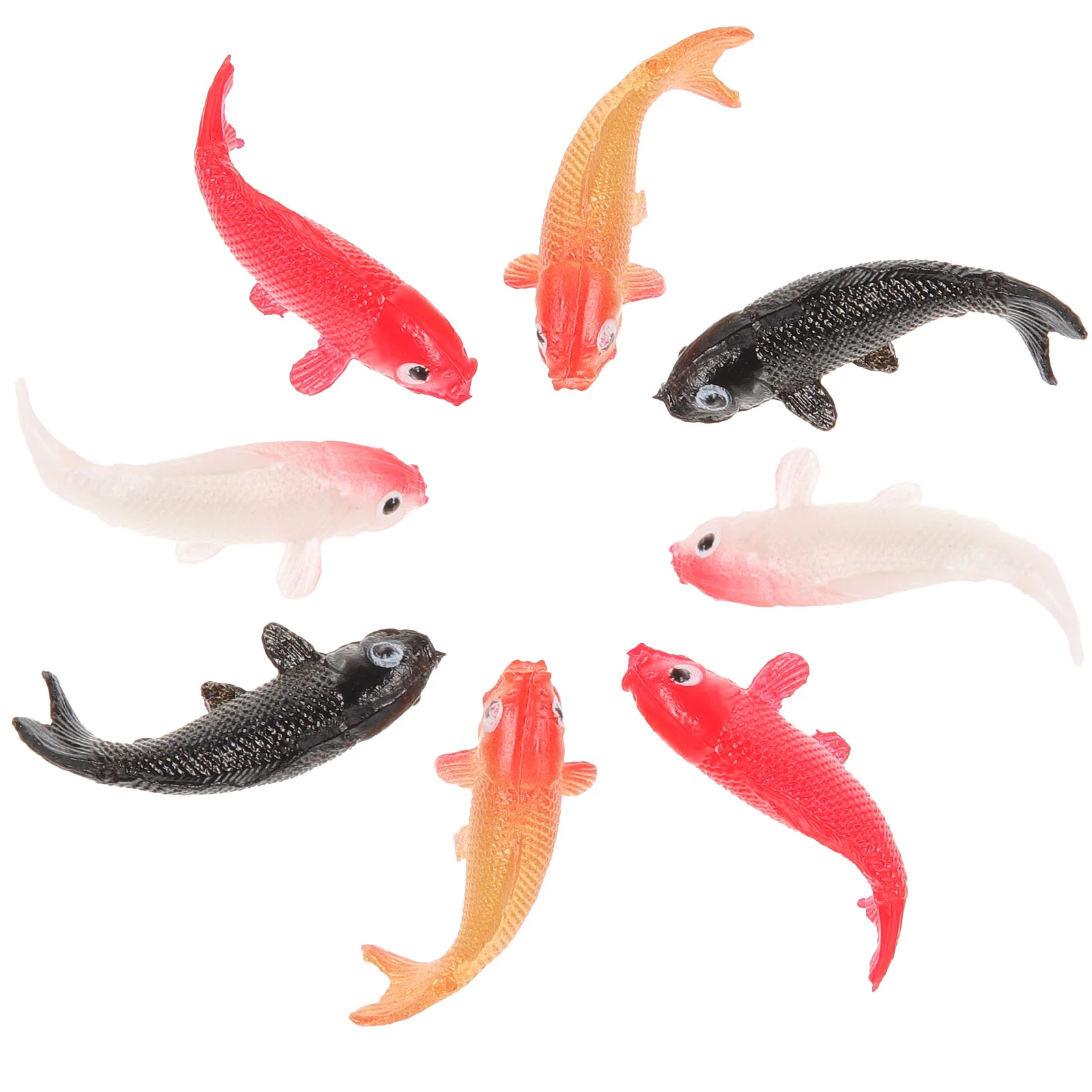 

Dollhouse Toys Kids Pretend Ornaments Simulated Fish Miniature Decor Plastic Sea Animals