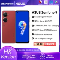 ASUS Zenfone 9 5G Smartphone Global Version Snapdragon 8+ Gen 1 120Hz Super AMOLED 30W Fast Charging 50MP Main Cameras Phone