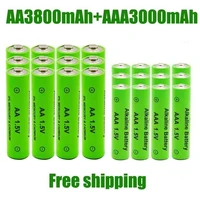 aa aaa rechargeable aa 1 5v 3800mah1 5v aaa 3000mah alkaline battery flashlight toys watch mp3 player replace ni mh battery
