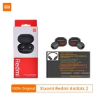 Оригинальные наушники Xiaomi Redmi AirDots 2 TWS Bluetooth 5,0 наушники с микрофоном управление с ИИ Redmi AirDots2 настоящая беспроводная гарнитура