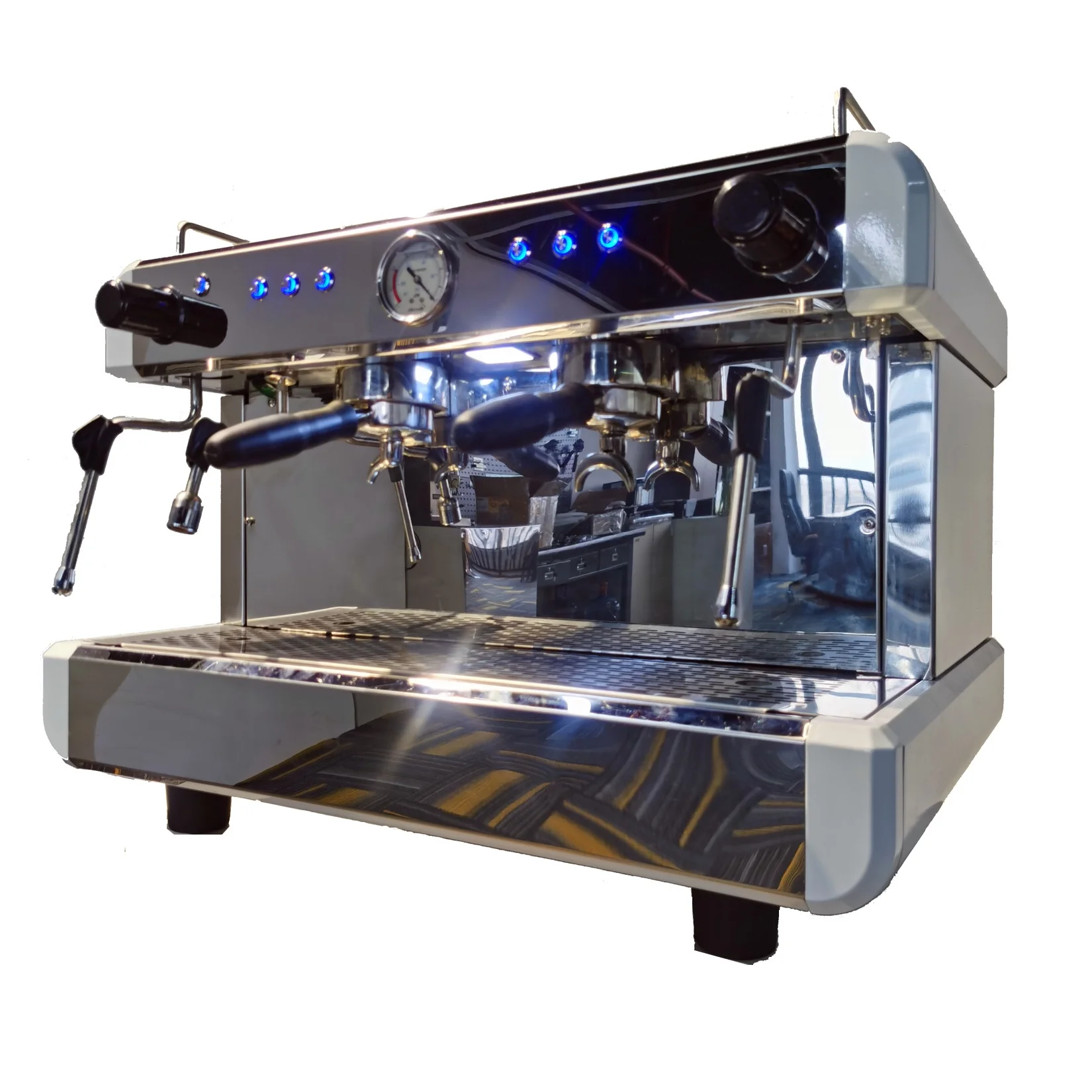 Professional Commercial Barista Cappuccino espresso machine 2 group Automatic commercial coffee machine