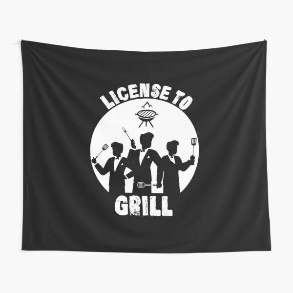 

Гобеленовый коврик лицензии на гриль, декоративное одеяло для поездок, цветное домашнее полотенце с принтом для гостиной, красивое комнатное украшение