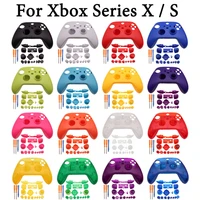 replacement full housing shell faceplatescover buttons kit for xbox series x s controller case cover with tools