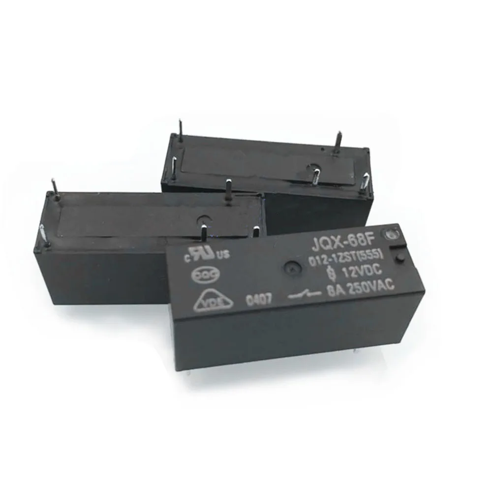 3 шт., 100% оригинальные новые релейные модели JQX68F 012 1ZST 5PIN 12В HF 12VDC