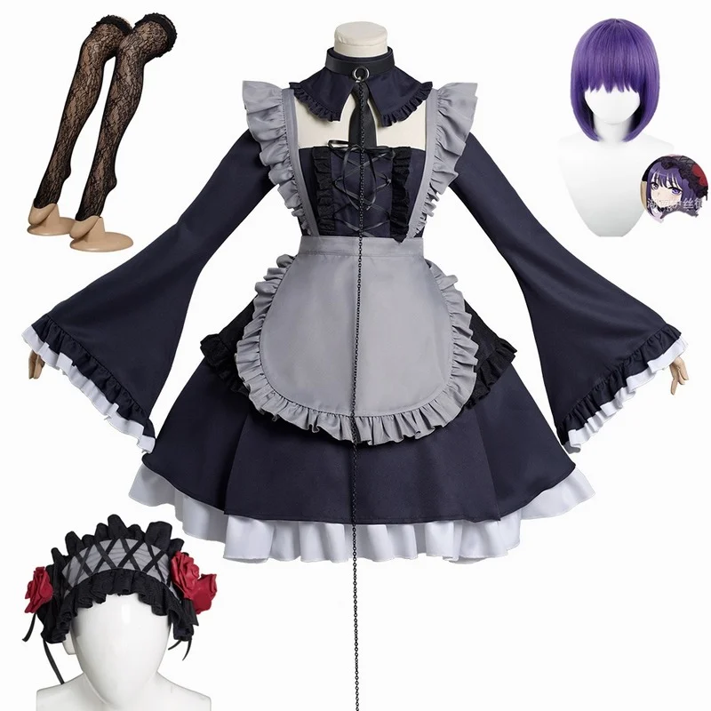 

Anime Kuroe Shizuku Cosplay Costumes My Dress Up Darling Anime Figure Marin Kitagawa Lolita Outfits Halloween Costume Suit Maid