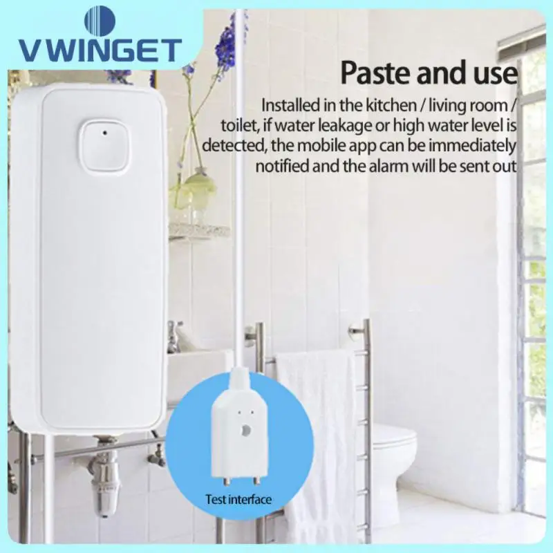 

Беспроводной смарт-датчик утечки воды с Wi-Fi, 80 дБ