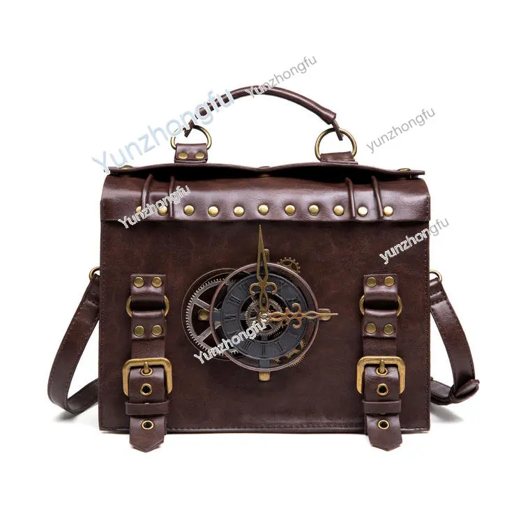 

Женская сумка в стиле стимпанк, женская сумка через плечо в стиле ретро, портативная мотоциклетная сумка через плечо