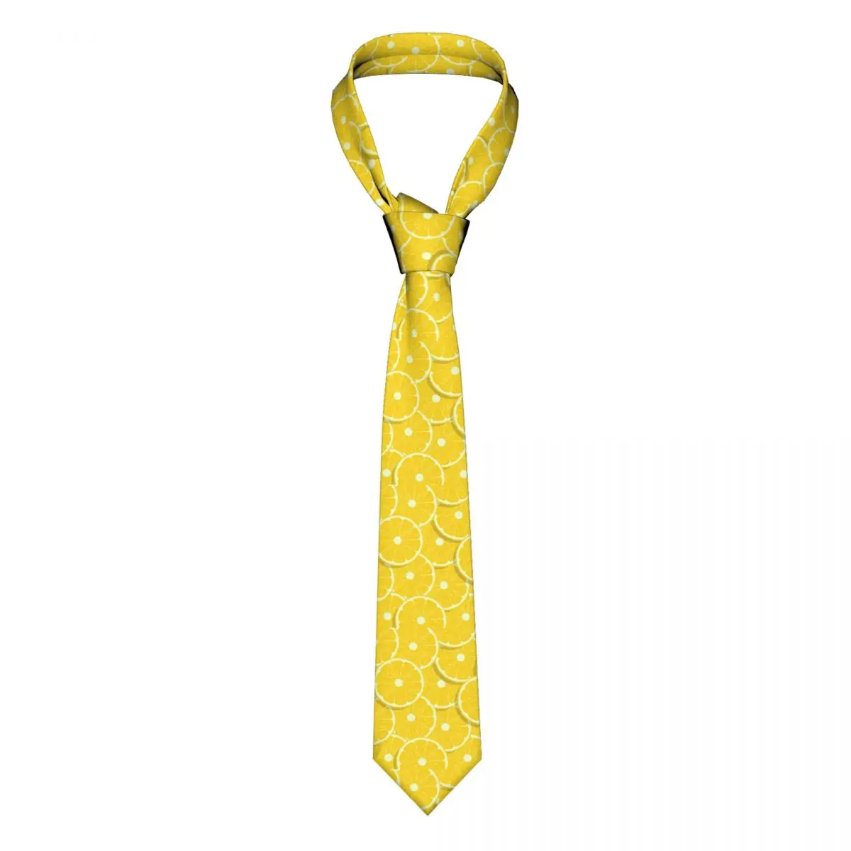 

Tie For Men Formal Skinny Neckties Classic Men's Lemon Slice Wedding Tie Gentleman Narrow