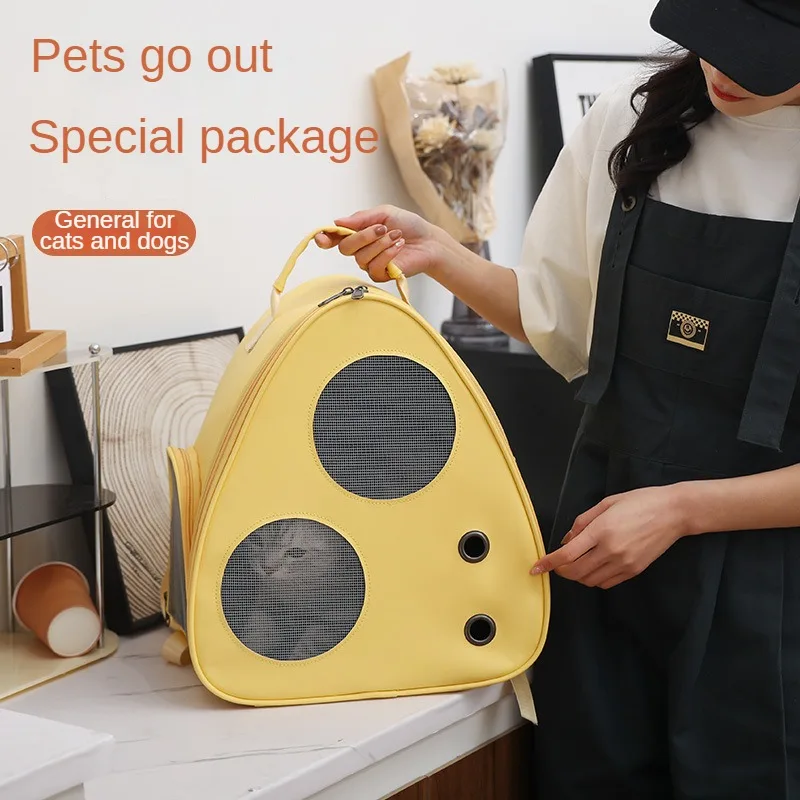 

New Pet Bag Cat Bag Multi-functional Space Bag Out Portable Breathable Cat Litter Dog Cage Pet Supplies