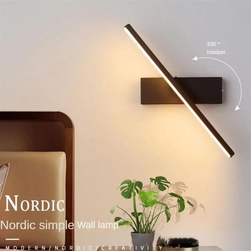 

Adjustable Bedside Wall Lamp Indoor Bedroom Living Room Stairs Hallway Wall Lights For Bedroom Bedside Aisle Stair Energy Saving