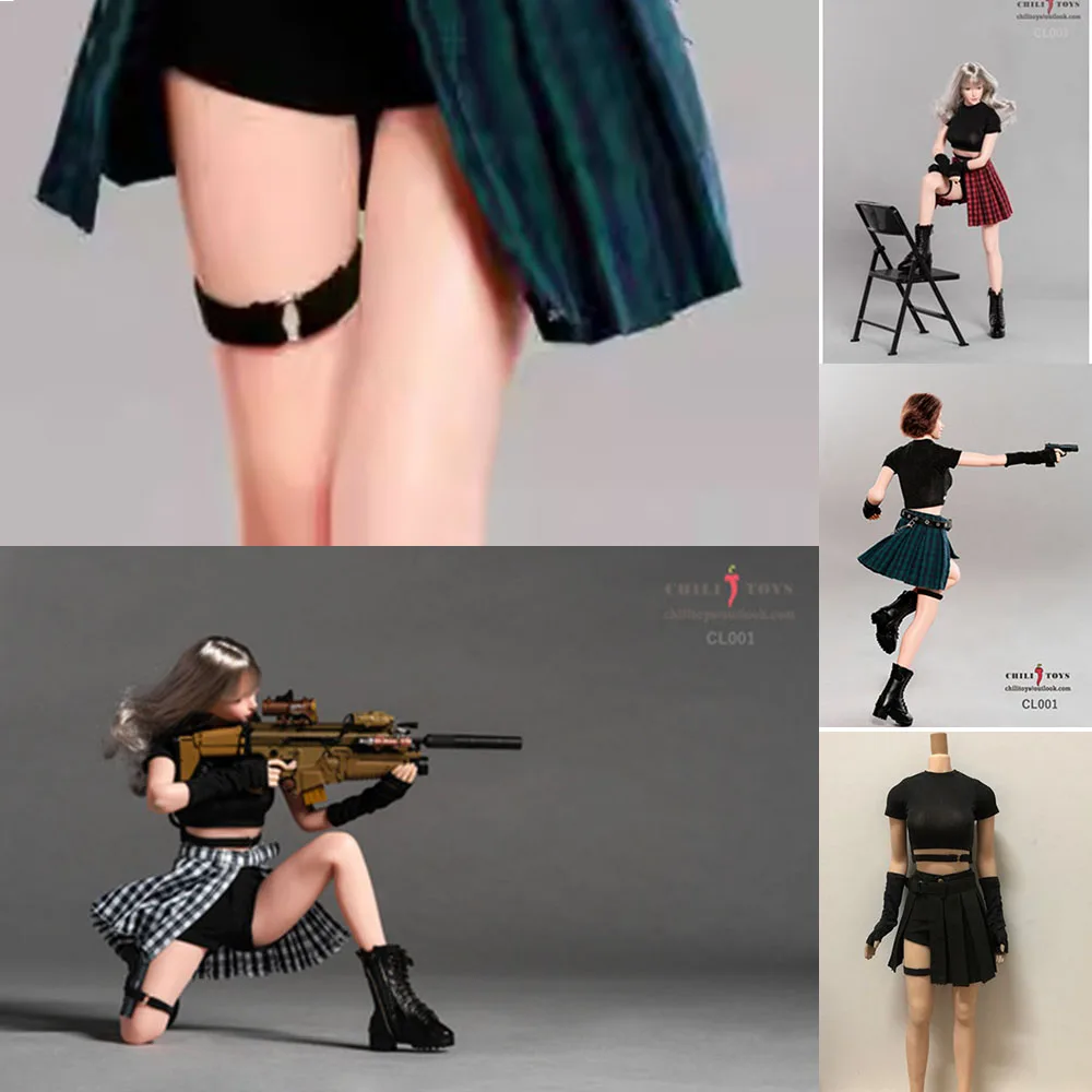 

Набор женских экшн-фигурок Чили TOYS в масштабе 1/6, солдат, тонкие шорты с высокой талией, модель одежды для тела 12 дюймов