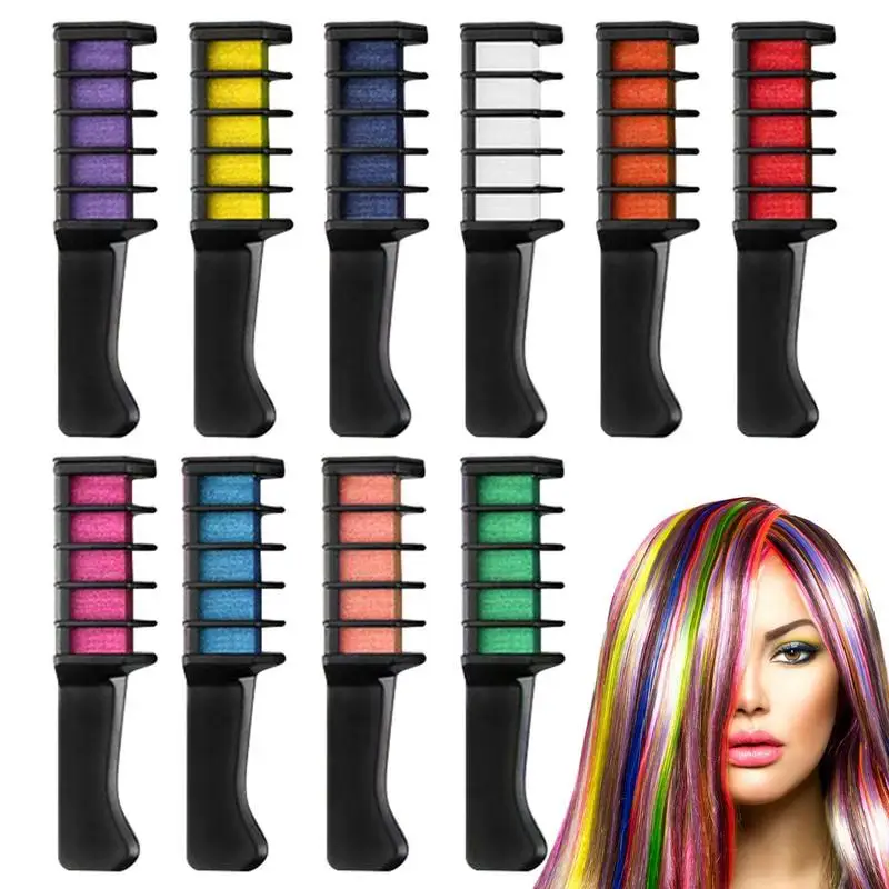 Hair Makeup Temporary Hair Dye Chalk For Kids Washable Hair Dye For Girls Hair Makeup For Halloween
