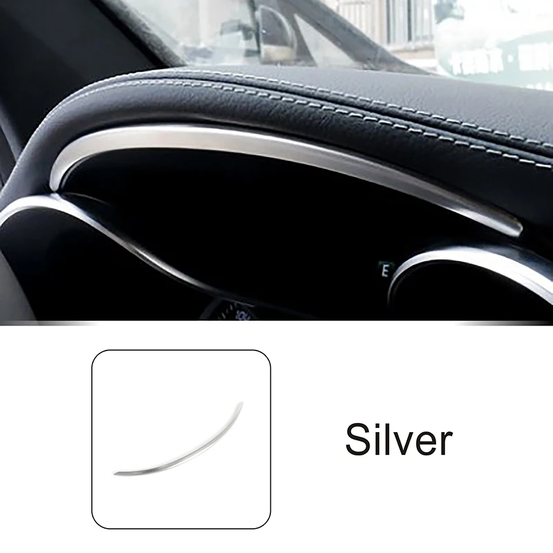 

Рамка приборной панели автомобиля, декоративная полоса с карбоновой текстурой для Mercedes Benz C Class W205 GLC X253 2015-2020, аксессуары для интерьера