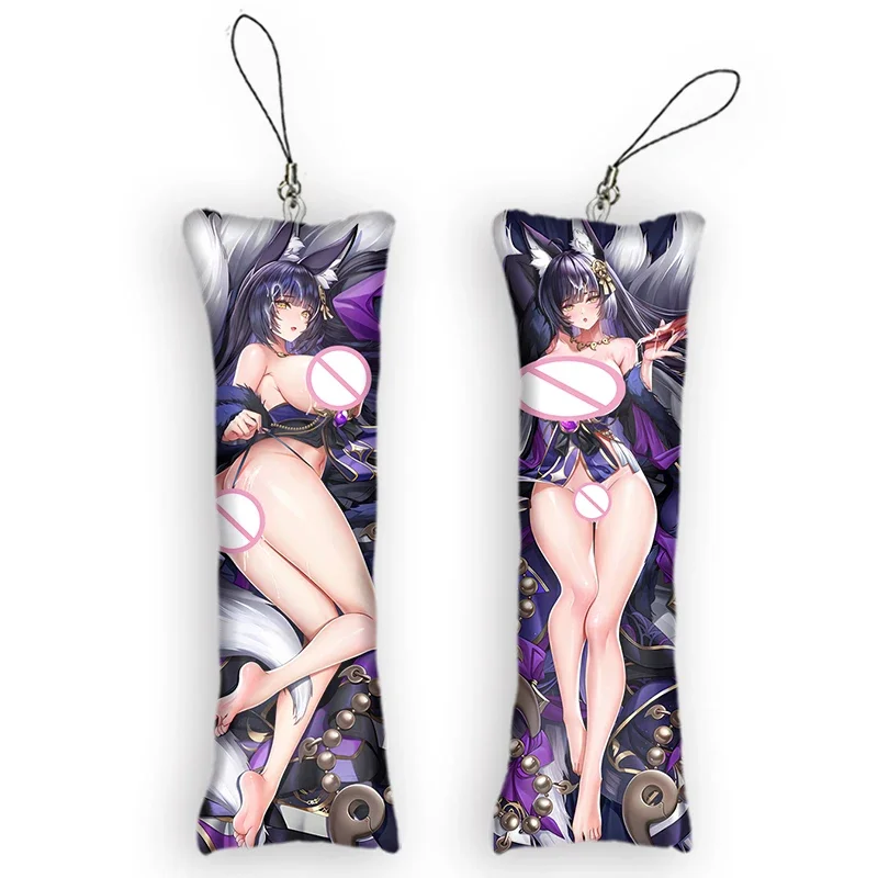 Новая мода милый японский аниме мини Dakimakura брелок Azur Lane Musashi маленькая подушка