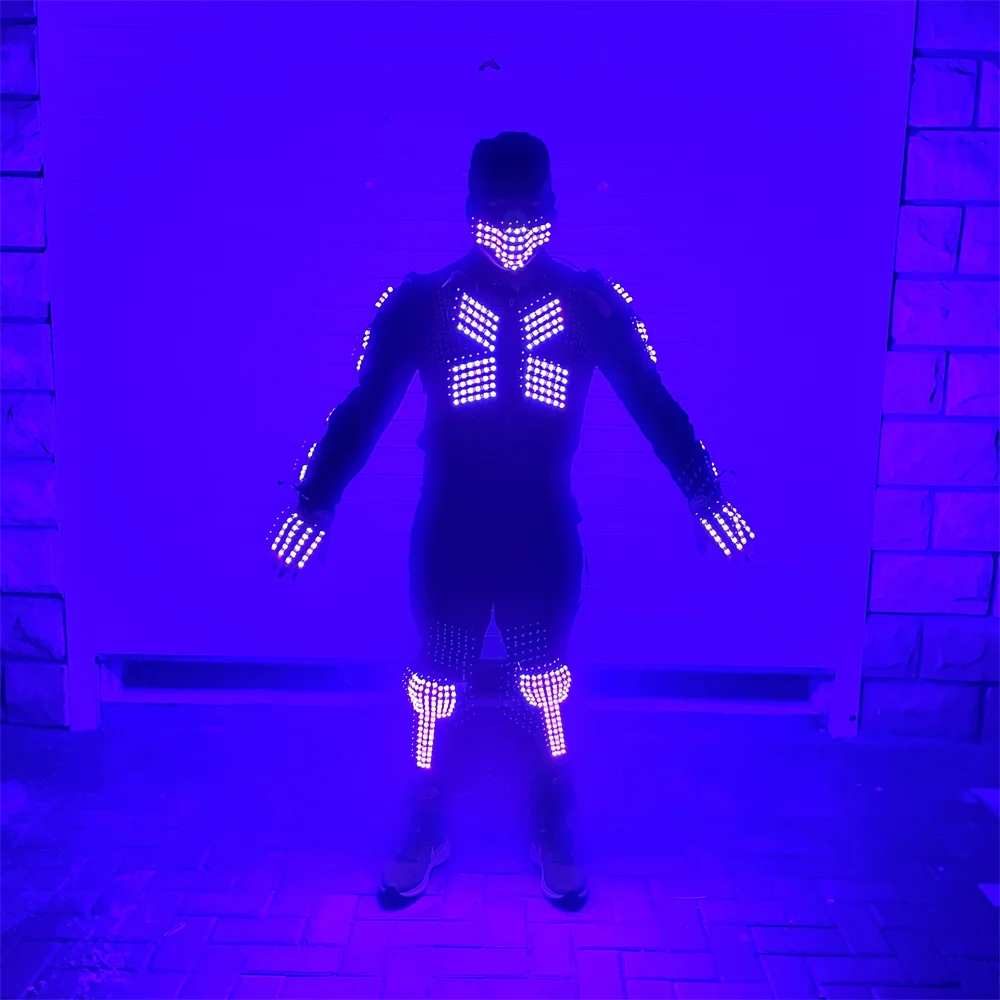 Светодиодные костюмы Magicool RGB RF с дистанционным управлением костюм для роботов