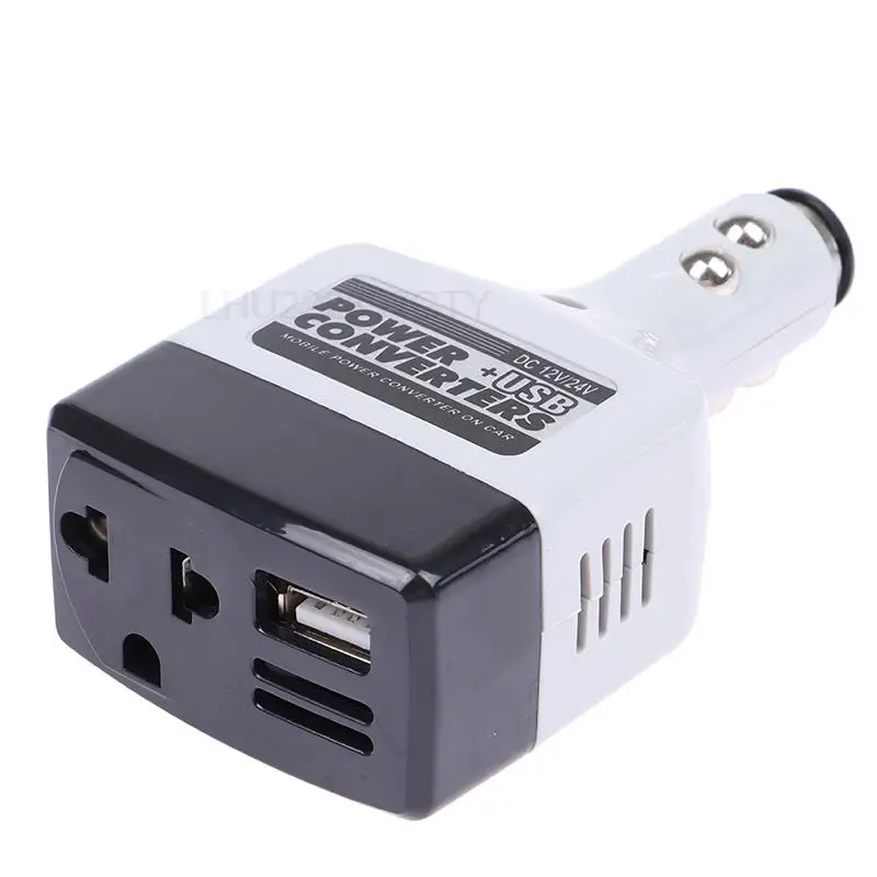 

NEW High Quality USB Car Power Converter Dc 12/24V To Ac 220V Car Inverter For All Phone Inverter 12V