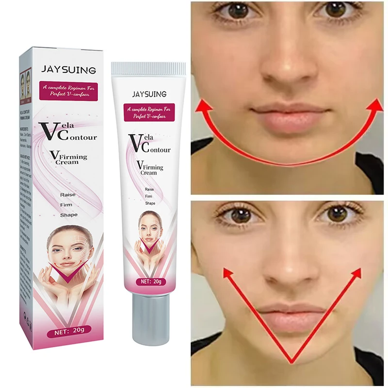 V-Shaped Face Cream Tighten Removal Wrinkles Double Chin Fade Fine Lines Firming Lifting Moisturizing Improve Sagging Skin Care