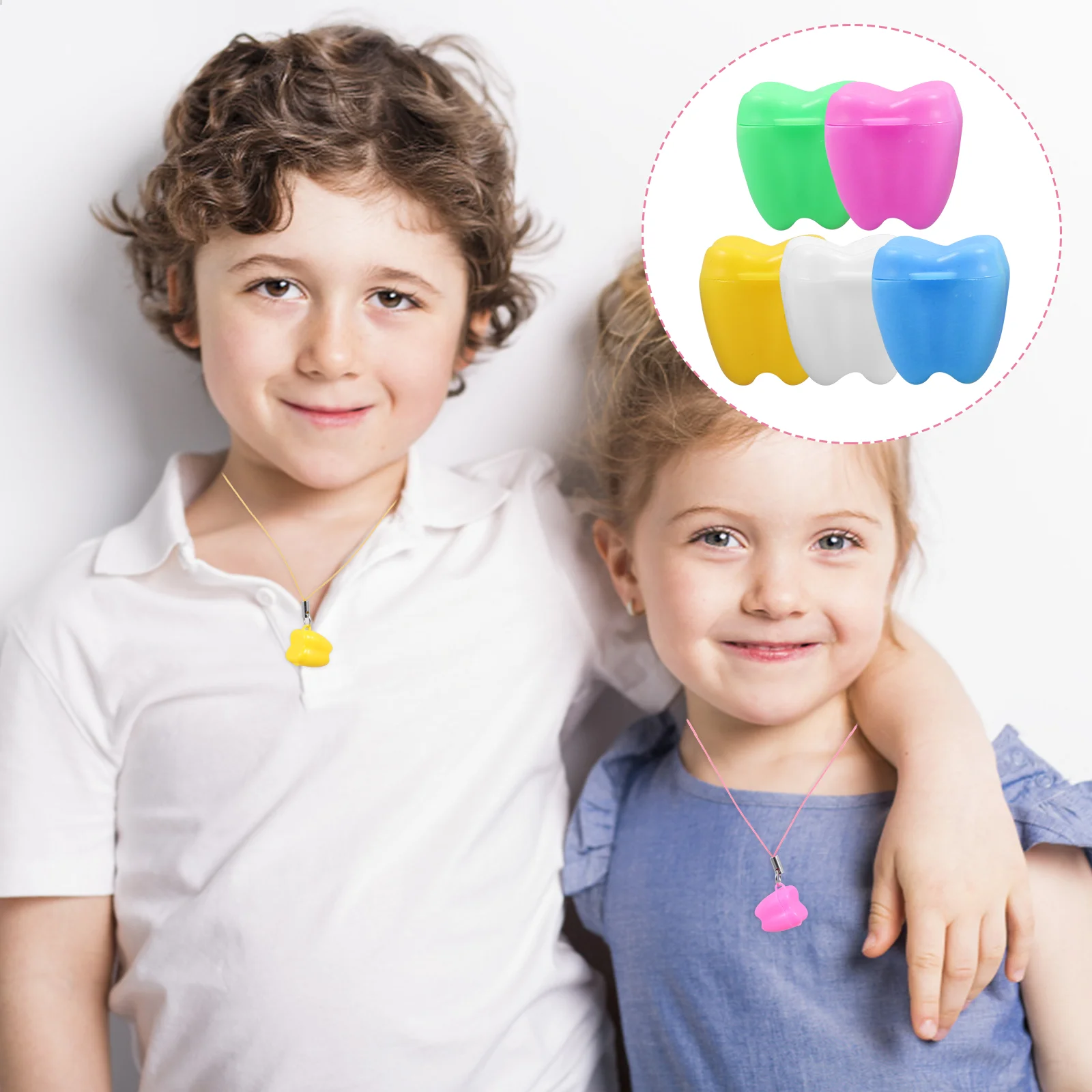 

12Pcs Baby Tooth Box Baby Teeth Keepsake Organizer Children Tooth Container Baby Shower Gift