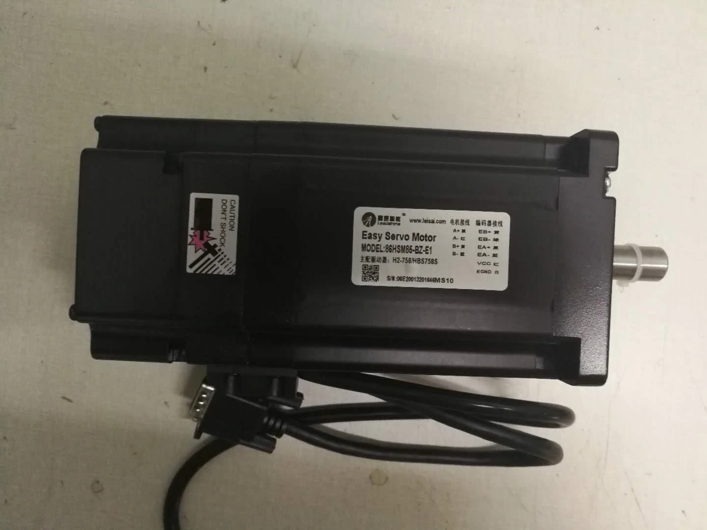 

Новый Серводвигатель Leadshine Cloop 86HSM85-BZ-E1 выход с крутящим моментом 1000 нм и кодировщиком тормозов линия