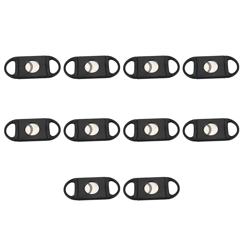 

10X Oval-Shaped Cigar Cutter, Double Cut Blade